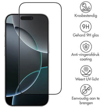 Accezz Gehard Glas Full Cover Screenprotector voor de Apple iPhone Air