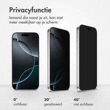 Accezz Gehard Glas Privacy Screenprotector voor de Apple iPhone Air