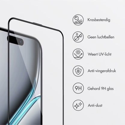 Accezz Gehard Glas Screenprotector + Applicator voor de Apple iPhone 17