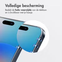 Accezz Gehard Glas Screenprotector + Applicator voor de Apple iPhone 17 Pro Max