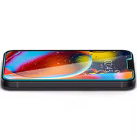 Spigen GLAStR EZ Fit Screenprotector 2 Pack + Applicator voor de Apple iPhone 13 / 13 Pro / 14 / 16e