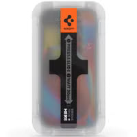 Spigen GLAStR EZ Fit Screenprotector 2 Pack + Applicator voor de Apple iPhone 13 / 13 Pro / 14 / 16e