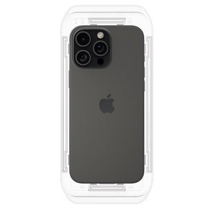 Spigen GLAStR Privacy EZ Fit Screenprotector + Applicator voor de Apple iPhone 16 Pro Max / 17 Pro Max