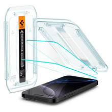 Spigen GLAStR EZ Fit Screenprotector 2 Pack + Applicator voor de Apple iPhone 16 / 16 Pro / 17 / 17 Pro