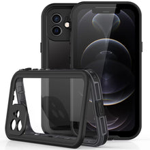 Redpepper Dot Plus Waterproof Backcover voor de Apple iPhone 12 - Zwart