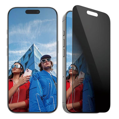PanzerGlass Privacy Ultra-Wide Fit Anti-Bacterial Screenprotector incl. applicator voor de Apple iPhone 16 Pro