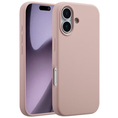Accezz Liquid Silicone Backcover met MagSafe voor de Apple iPhone 17 - Roze