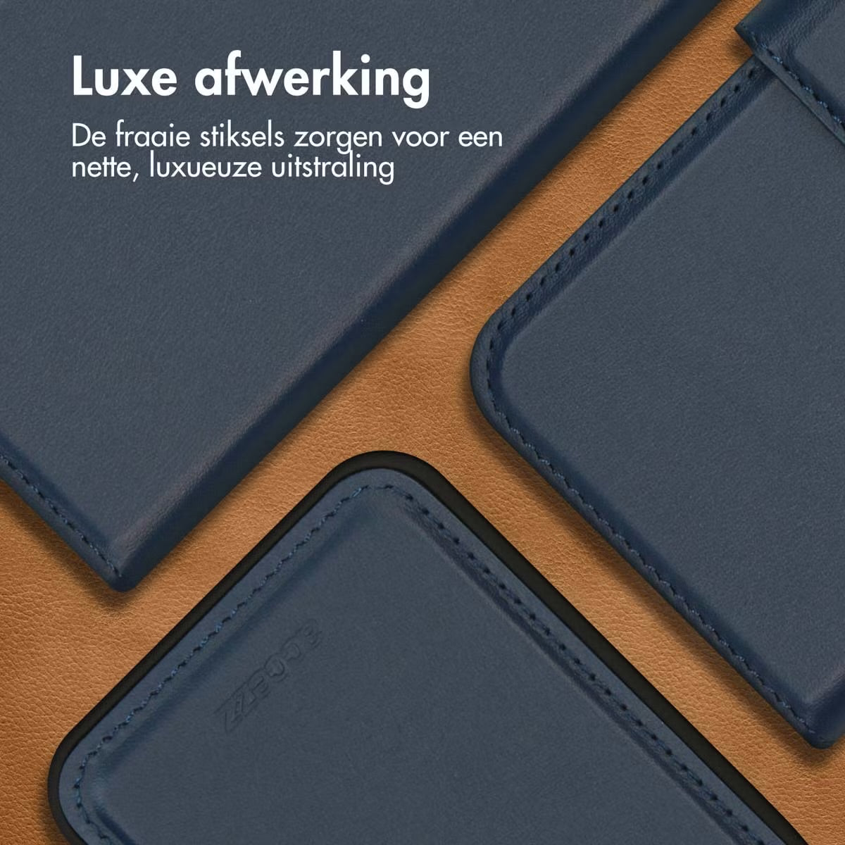 Accezz Premium Leather 2 in 1 Wallet Bookcase voor de iPhone 13 Mini - Donkerblauw