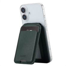 Accezz Leren Wallet met standaard voor MagSafe - Cedar Green