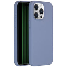 Accezz Liquid Silicone Backcover met MagSafe voor de Apple iPhone 15 Pro Max - Lavender Grey