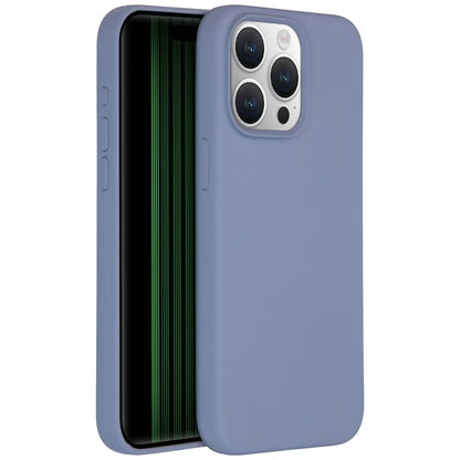 Accezz Liquid Silicone Backcover met MagSafe voor de Apple iPhone 15 Pro Max - Lavender Grey