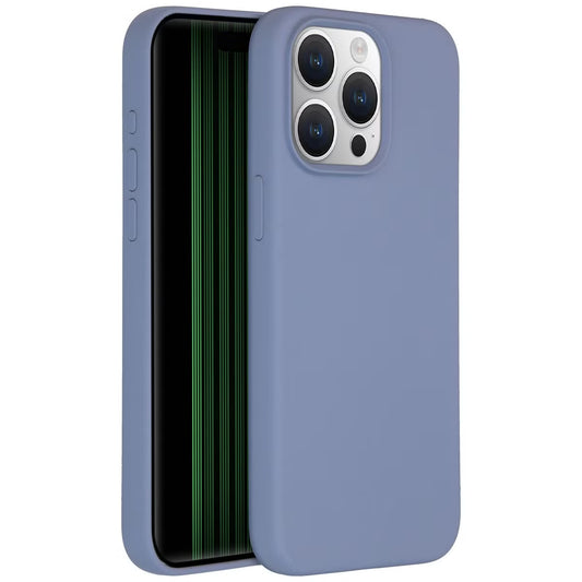 Accezz Liquid Silicone Backcover met MagSafe voor de Apple iPhone 15 Pro Max - Lavender Grey
