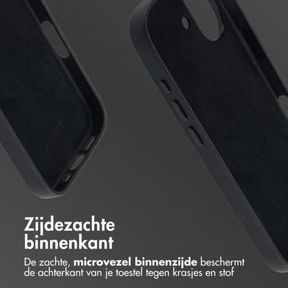 Accezz MagSafe Leather Backcover voor de Apple iPhone 17 - Cedar Green