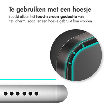 Accezz Gehard Glas Screenprotector voor de Apple iPhone 15 / 15 Pro / 16