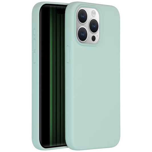 Accezz Liquid Silicone Backcover met MagSafe voor de Apple iPhone 15 Pro Max - Sky Blue