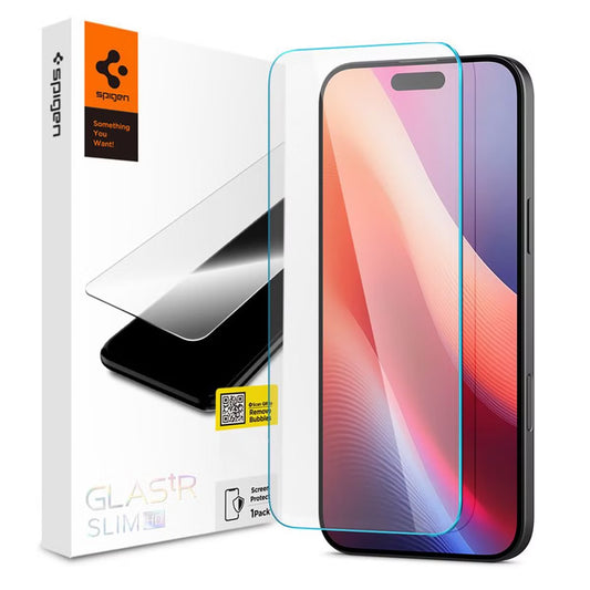Spigen GLAStR Slim Screenprotector voor de iPhone 16 / 15