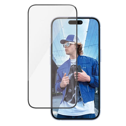 PanzerGlass Ultra-Wide Fit Anti-Bacterial Screenprotector voor de Apple iPhone 16