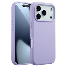 Accezz Liquid Silicone Backcover met MagSafe voor de Apple iPhone 17 Pro - Paars