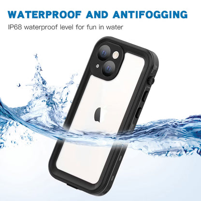 Redpepper Dot Plus Waterproof Backcover voor de Apple iPhone 13 Mini - Zwart