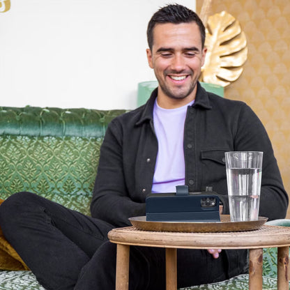 Accezz Premium Leather 2 in 1 Wallet Bookcase voor de iPhone 13 Mini - Donkerblauw