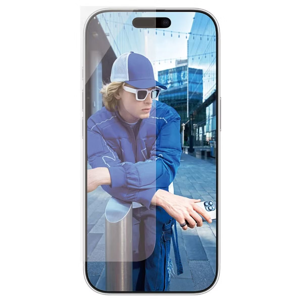 PanzerGlass Anti-Bacterial Screenprotector voor de Apple iPhone 16 Pro