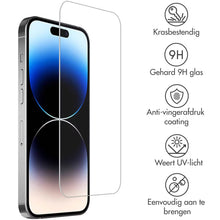 Accezz Gehard Glas Screenprotector 2-pack voor de Apple iPhone 15 / 15 Pro / 16