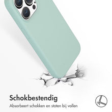 Accezz Liquid Silicone Backcover met MagSafe voor de Apple iPhone 15 Pro - Sky Blue