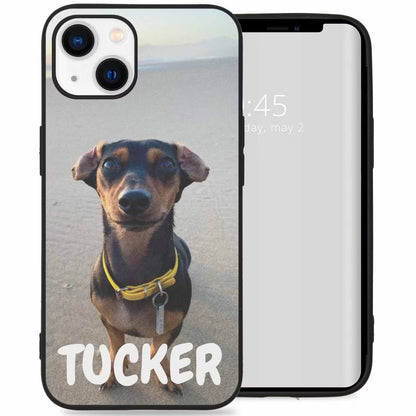 Ontwerp je eigen Apple iPhone 13 Mini gel hoesje - Zwart