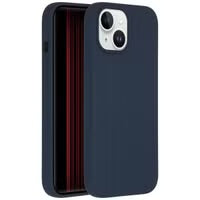 Accezz Liquid Silicone Backcover met MagSafe voor de Apple iPhone 15 - Donkerblauw