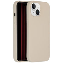 Accezz Liquid Silicone Backcover voor de Apple iPhone 15 - Stone