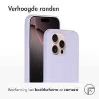 Accezz Liquid Silicone Backcover met MagSafe voor de Apple iPhone 16 Pro Max - Paars