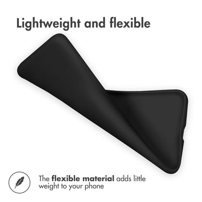 Accezz Color Backcover voor de iPhone 12 (Pro) - Zwart