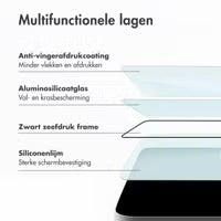 Accezz Gehard Glas Screenprotector + Applicator voor de Apple iPhone 17 Pro Max