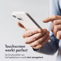 Accezz Gehard Glas Screenprotector + Applicator voor de Apple iPhone 17 Pro Max