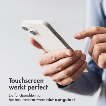Accezz Gehard Glas Screenprotector + Applicator voor de Apple iPhone 17 Pro
