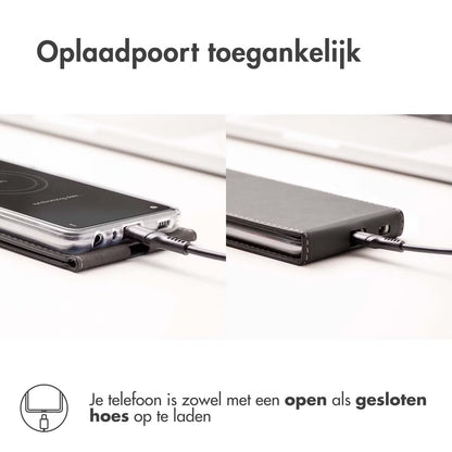 Accezz Flipcase voor de iPhone 13 - Zwart